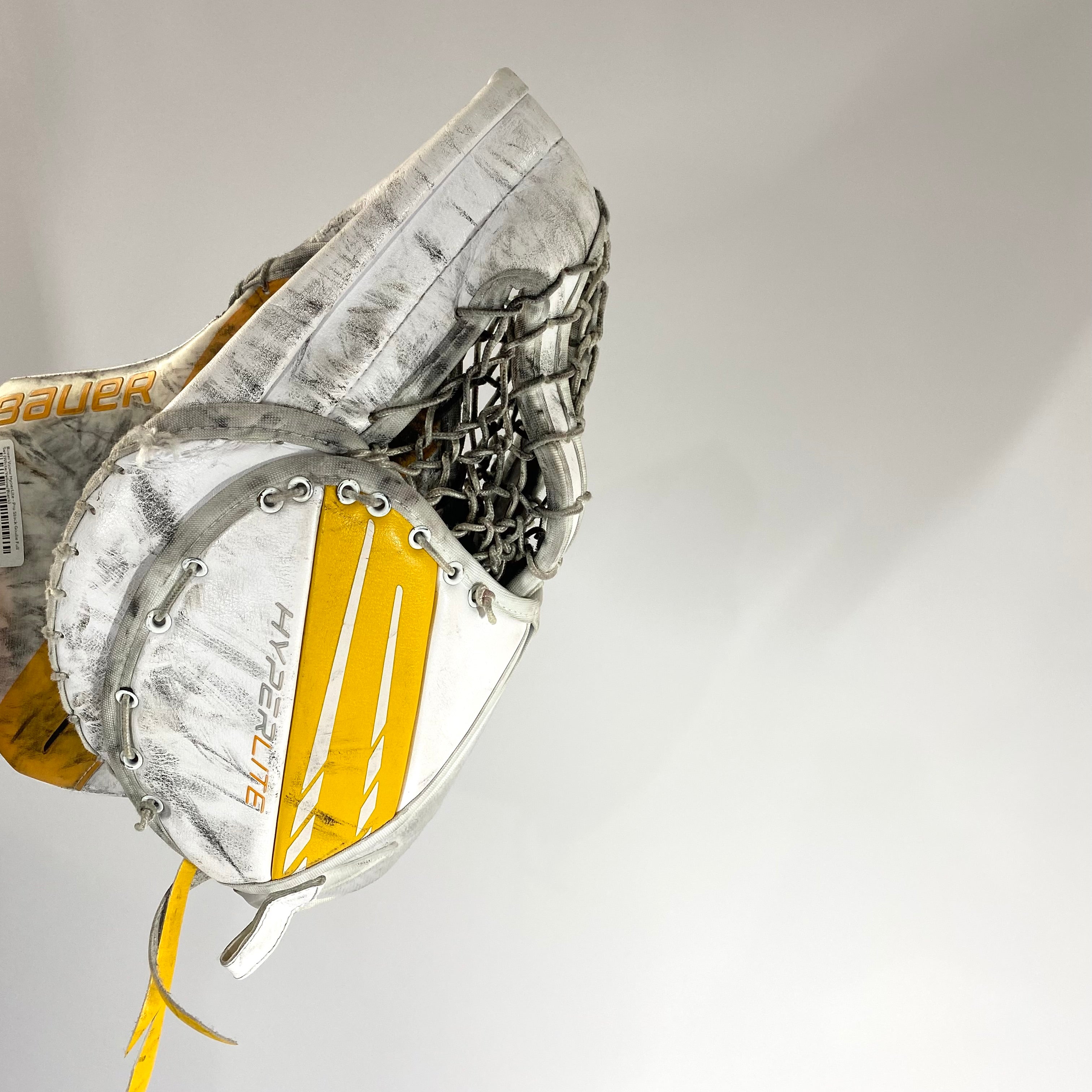 Bauer Vapor HyperLite - Ensemble complet de gardien de but Pro Stock (blanc/jaune/noir)